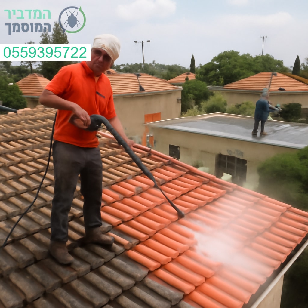 ניקוי גגות מקצועי בקריית מלאכי ברמת גימור גבוהה לתוצאה מרשימה ויסודית
