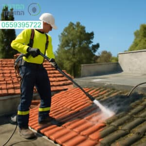 ניקוי גגות מקצועי בגני תקווה עם תוצאה מושלמת במראה חדש ונקי