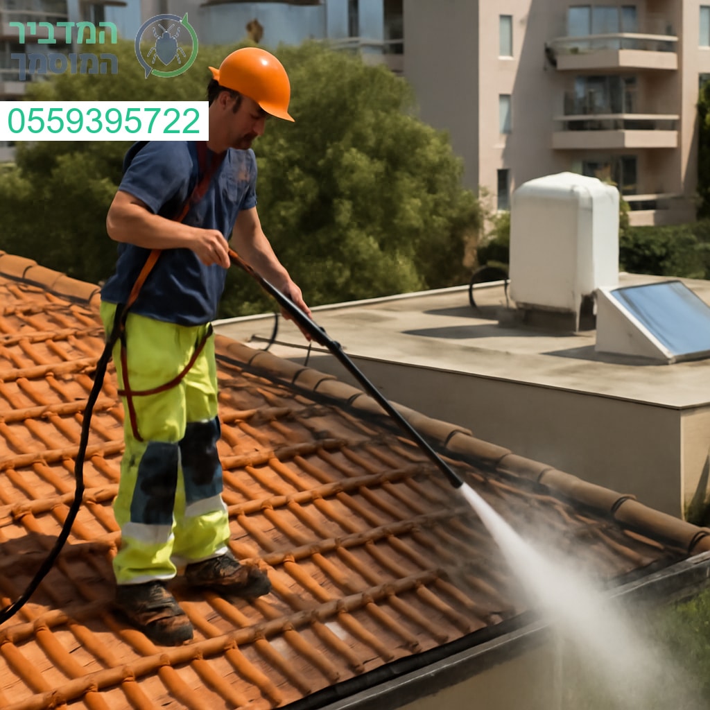 ניקוי מקצועי ויסודי לגגות באשדוד עם ציוד מתקדם ותוצאות מבריקות