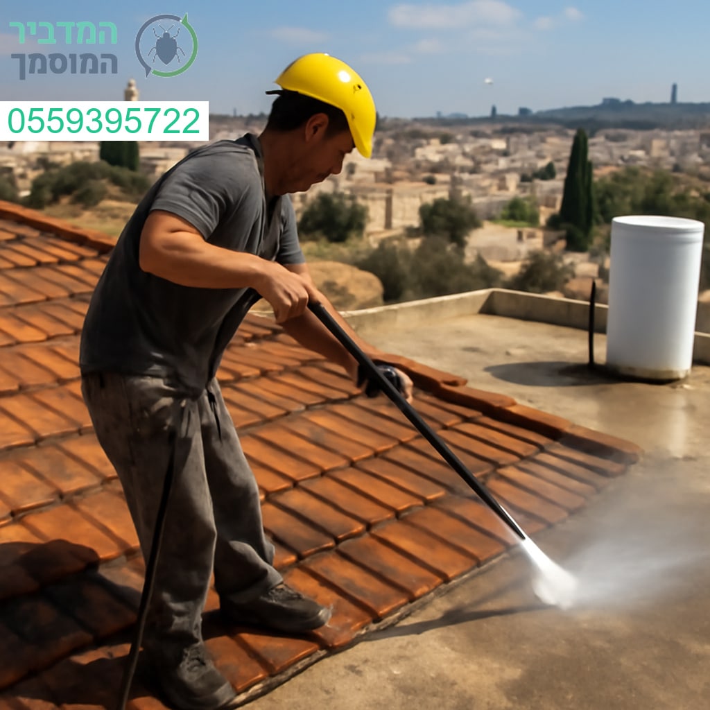 ניקוי גגות מקצועי בירושלים עם ציוד מתקדם ושירות ללא תחרות