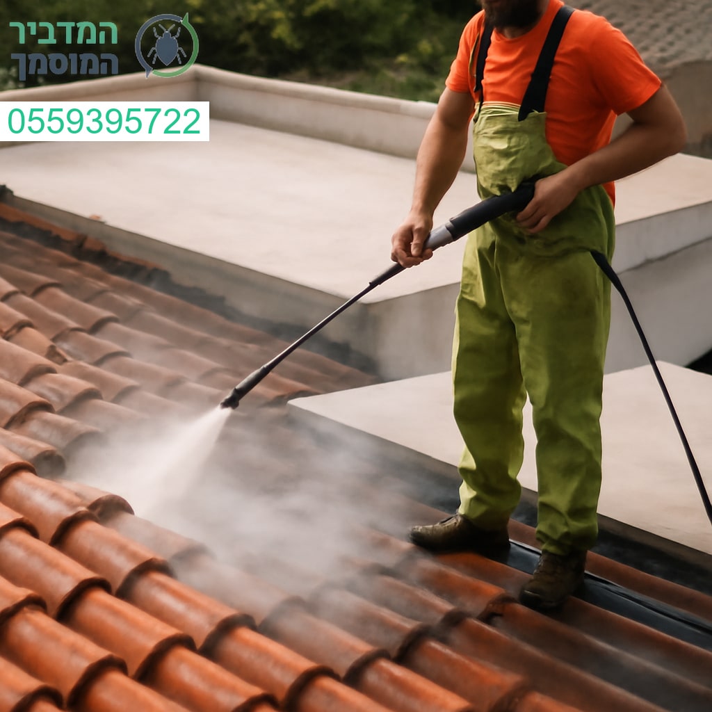 ניקוי גגות מקצועי בגן יבנה לשמירה על מראה נקי ועמידות הגג לאורך זמן