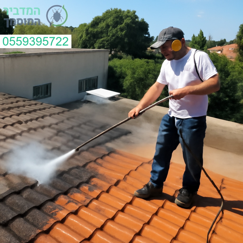 ניקוי גגות מקצועי באבן יהודה באמצעות ציוד מתקדם לתוצאה מבריקה ויסודית