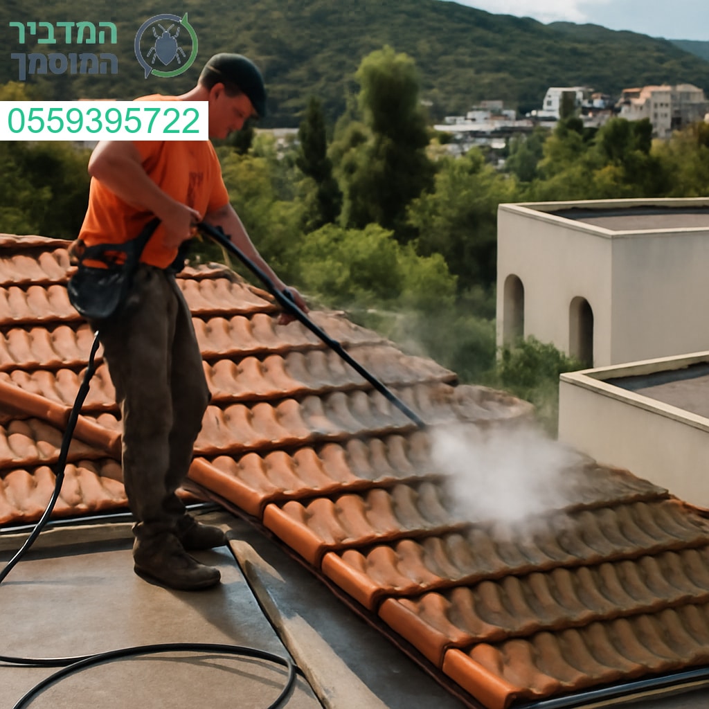 ניקוי גגות מקצועי בכרמיאל עם תוצאות מבריקות ועבודה ללא פשרות