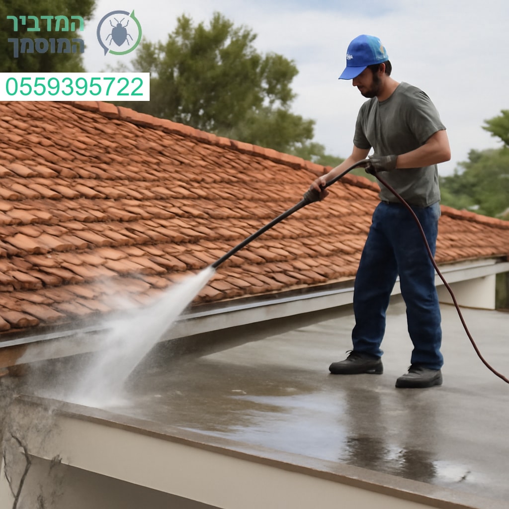 ניקוי גגות מקצועי בתל מונד עם ציוד מתקדם לתוצאה מבריקה ואמינה