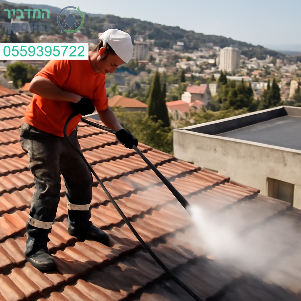 ניקוי גגות מקצועי בחיפה עם ציוד מתקדם ורמת גימור מושלמת