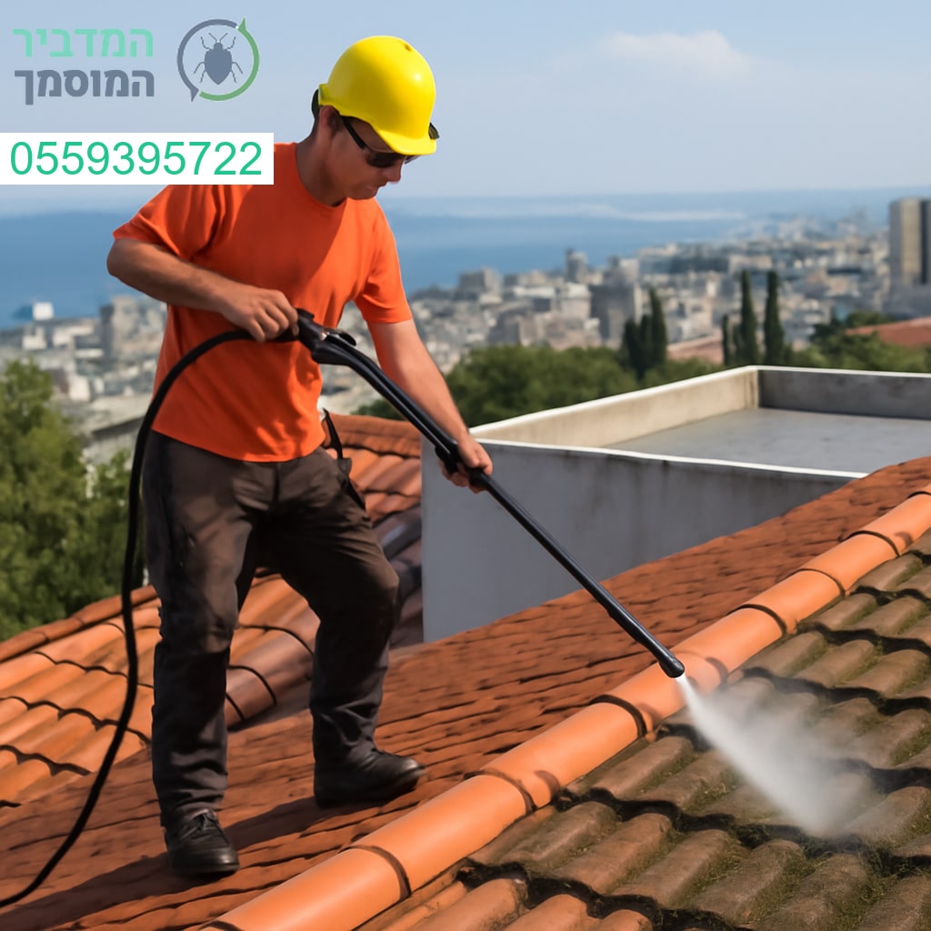 ניקוי גגות מקצועי בחיפה עם ציוד מתקדם לתוצאה מבריקה ואמינה