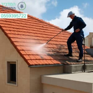 ניקוי גגות מקצועי באלעד עם ציוד חדיש לתוצאה מושלמת ולגג מבריק כמו חדש