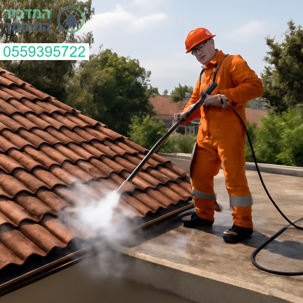 ניקוי מקצועי ואפקטיבי של גגות בפרדס חנה כרכור עם ציוד מתקדם ותשומת לב לכל פרט