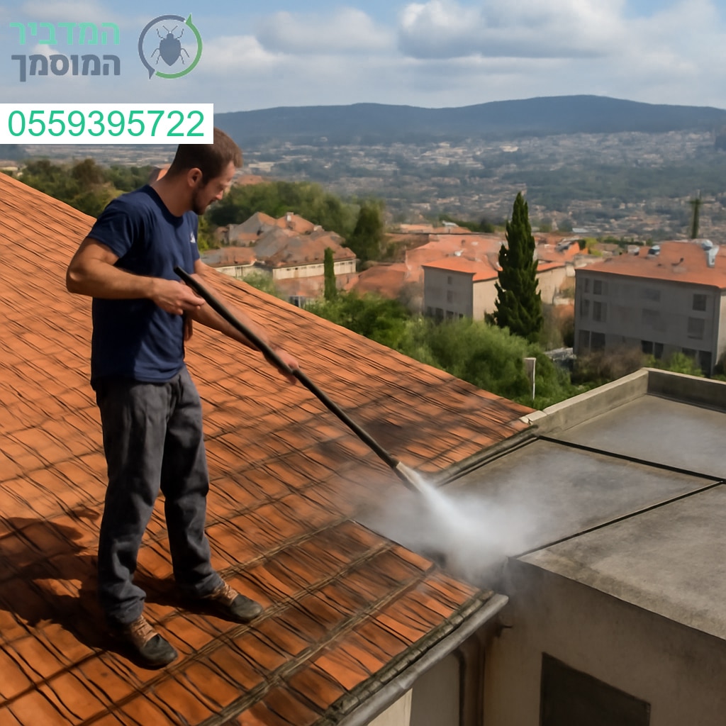 ניקוי גגות מקצועי וברמת גימור גבוהה בנוף הגליל עם ציוד מתקדם ותוצאה מרשימה