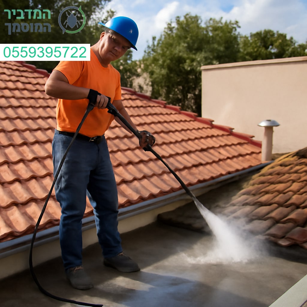ניקוי גגות מקצועי בלוד לביצוע יסודי עם תוצאה מבריקה