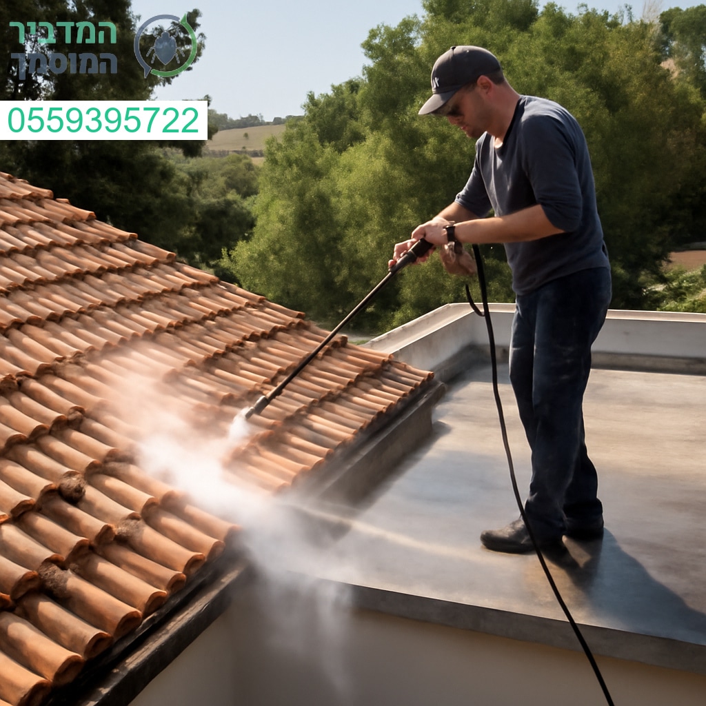 ניקוי גגות מקצועי בזיכרון יעקב ברמת גימור גבוהה לתוצאה מושלמת