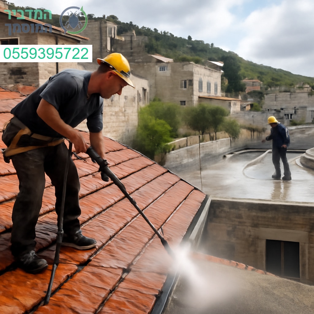 ניקוי גגות מקצועי בצפת ברמת גימור גבוהה לשמירה על מראה וניקיון מרשים