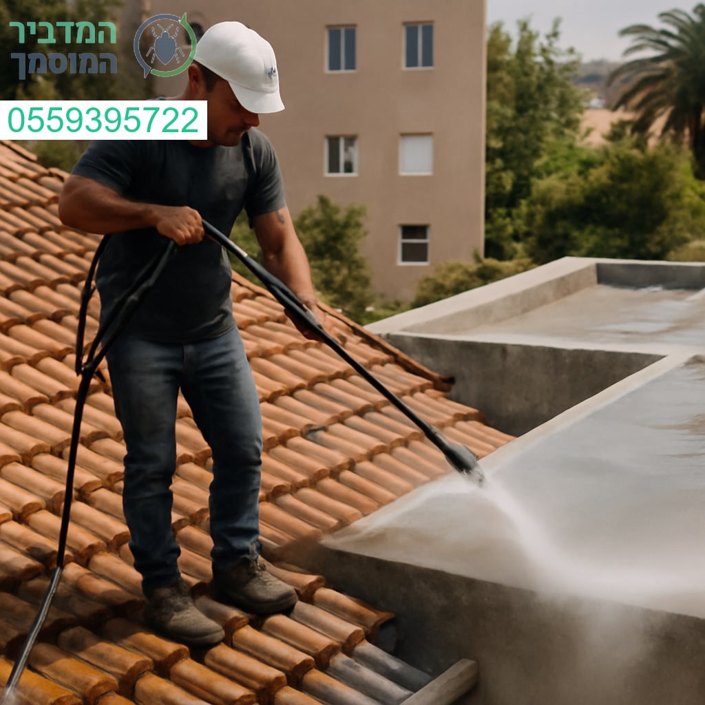 ניקוי גגות מקצועי באשקלון עם ציוד מתקדם לתוצאה מבריקה ובטוחה