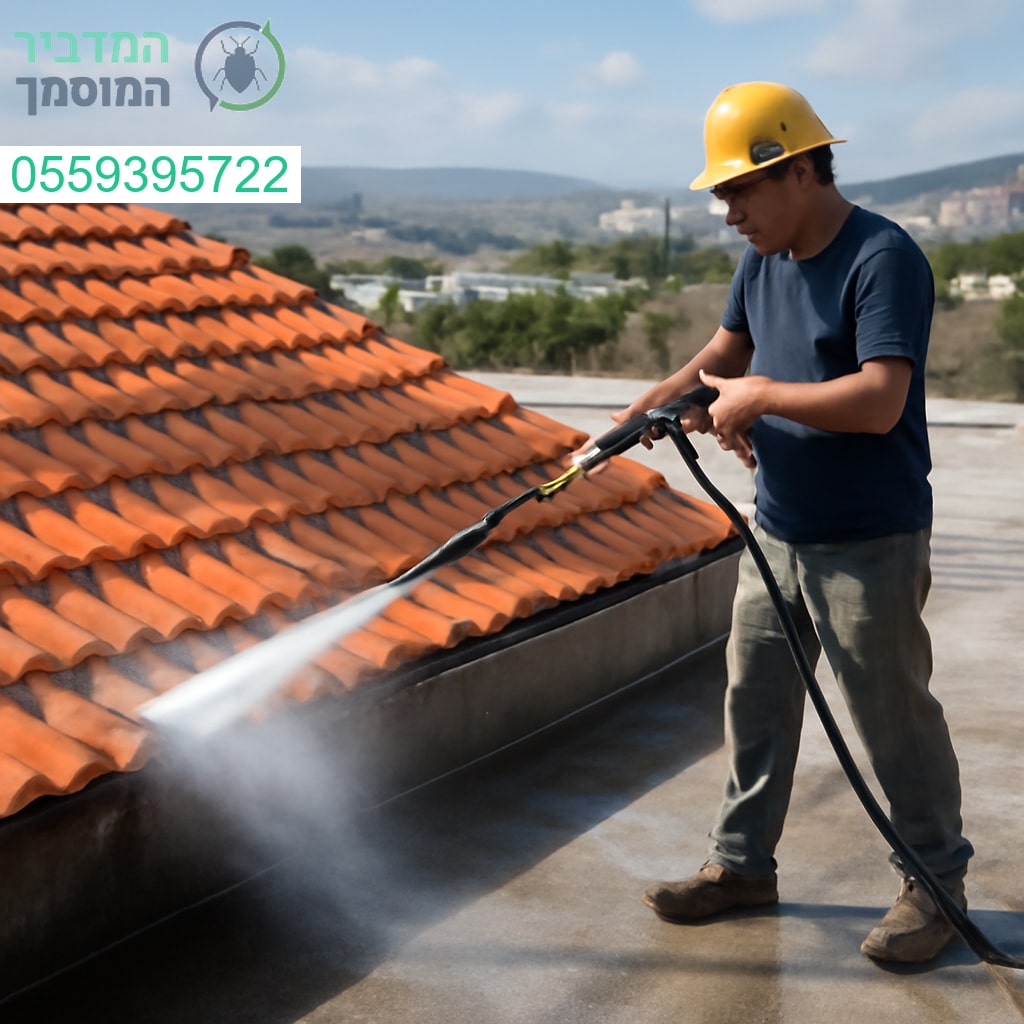 ניקוי גגות מתקדם בבית שאן בעזרת ציוד מקצועי להשגת תוצאות מרהיבות ומראה חדש ונקי