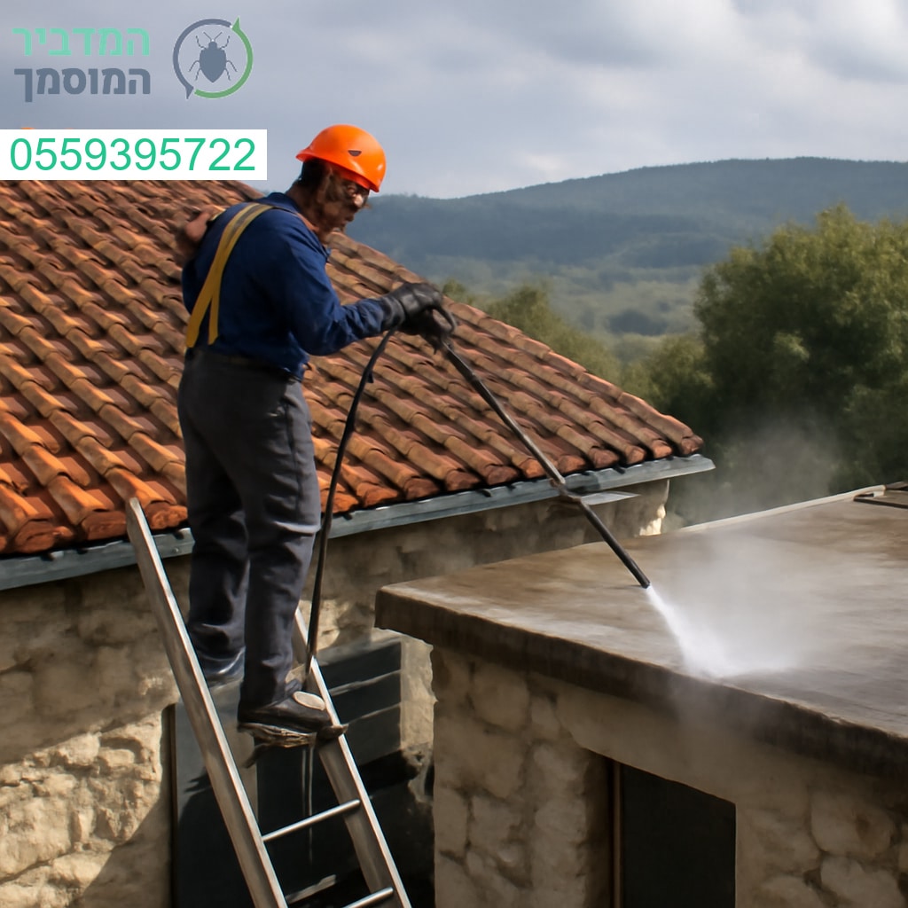 ניקוי גגות מקצועי בראש פינה ברמת גימור גבוהה וללא פשרות