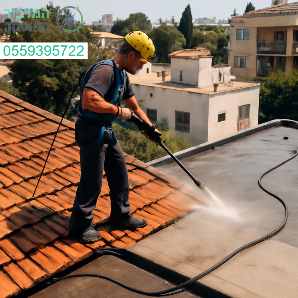 ניקוי גגות מקצועי באור יהודה עם ציוד חדשני ותוצאה מבריקה לאורך זמן