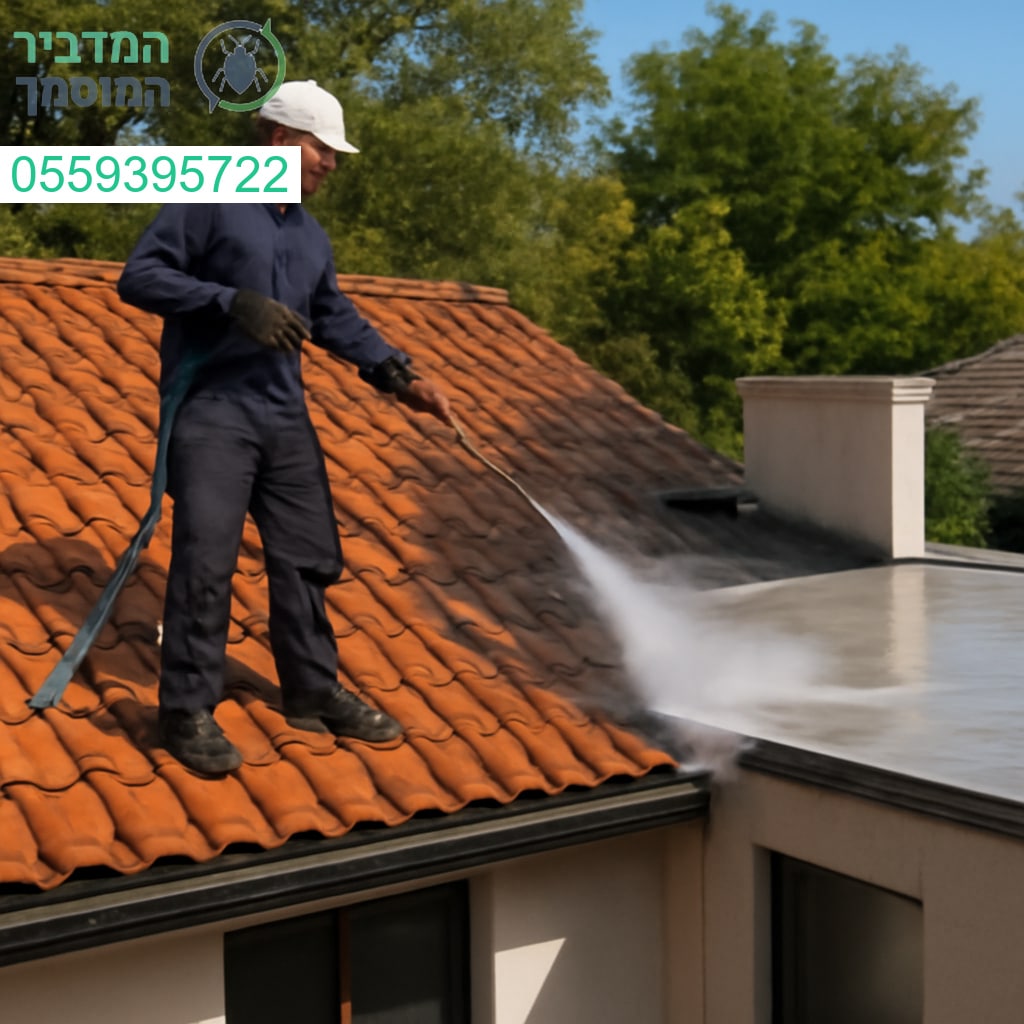 ניקוי גגות מקצועי בגדרה עם ציוד מתקדם ותוצאות ללא תחרות