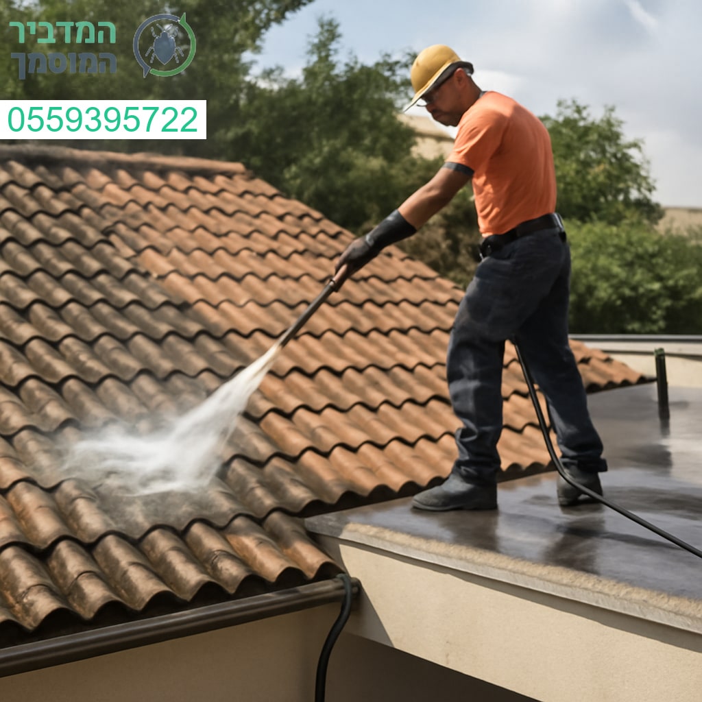 ניקוי גגות מקצועי בגדרה ברמה הגבוהה ביותר עם ציוד מתקדם ותוצאות מושלמות