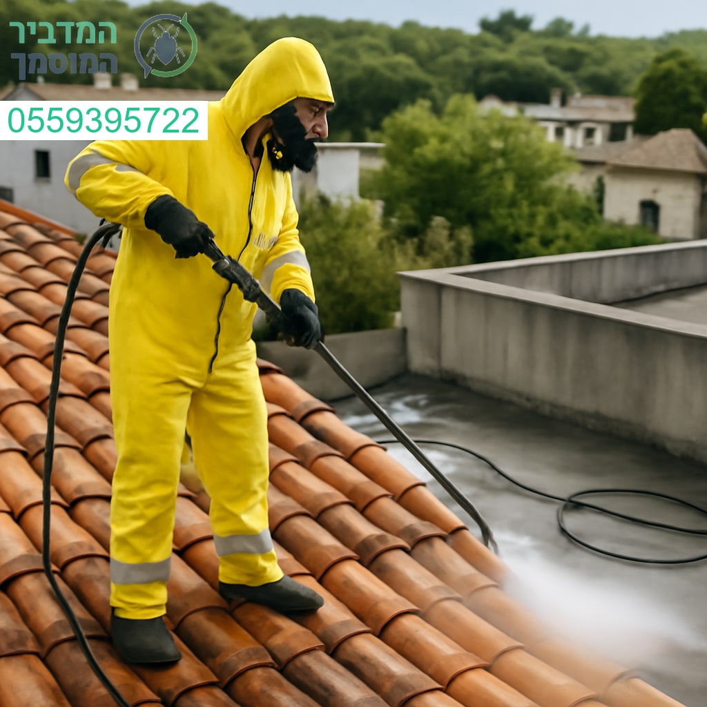 ניקוי גגות מקצועי ובטיחותי בקצרין עם ציוד מתקדם ותוצאה מושלמת