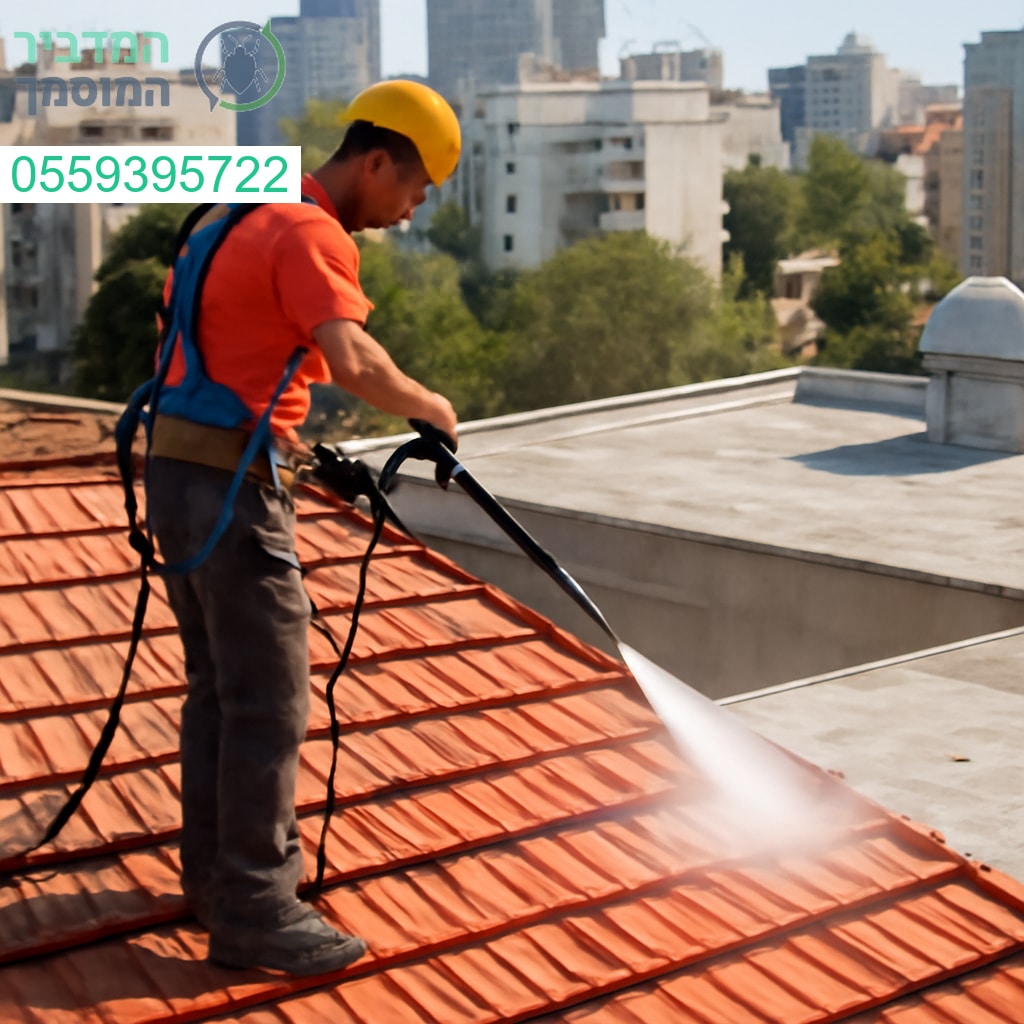ניקוי גגות מקצועי בתל אביב במכשור מתקדם לתוצאה מושלמת ובטוחה