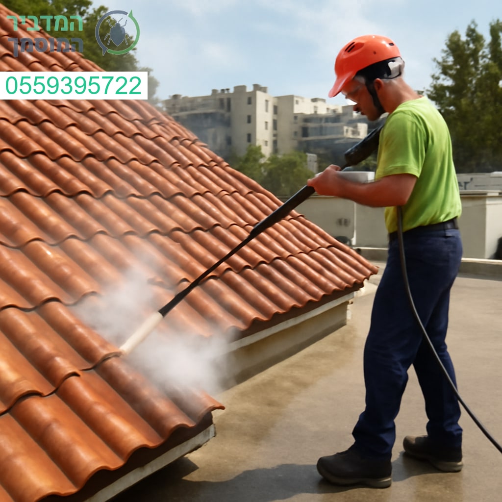 ניקוי גגות מקצועי בראש העין ברמת גימור גבוהה לשמירה על מראה מרשים ועמידות לאורך זמן
