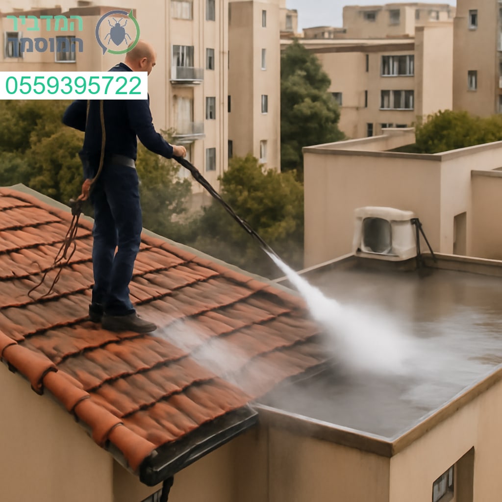 ניקוי גגות מקצועי בגבעתיים לשמירה על מראה נקי ומרשים לאורך זמן