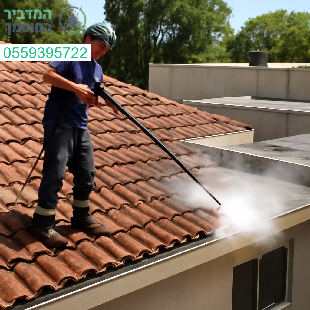 ניקוי גגות מקצועי באופקים לתוצאה מבריקה ולמראה חדש ומשודרג