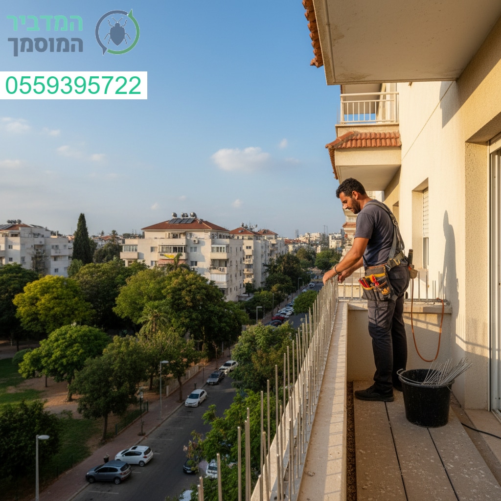 פתרונות מתקדמים להרחקת יונים ברמת השרון עם התקנה מקצועית ויעילות ללא פשרות