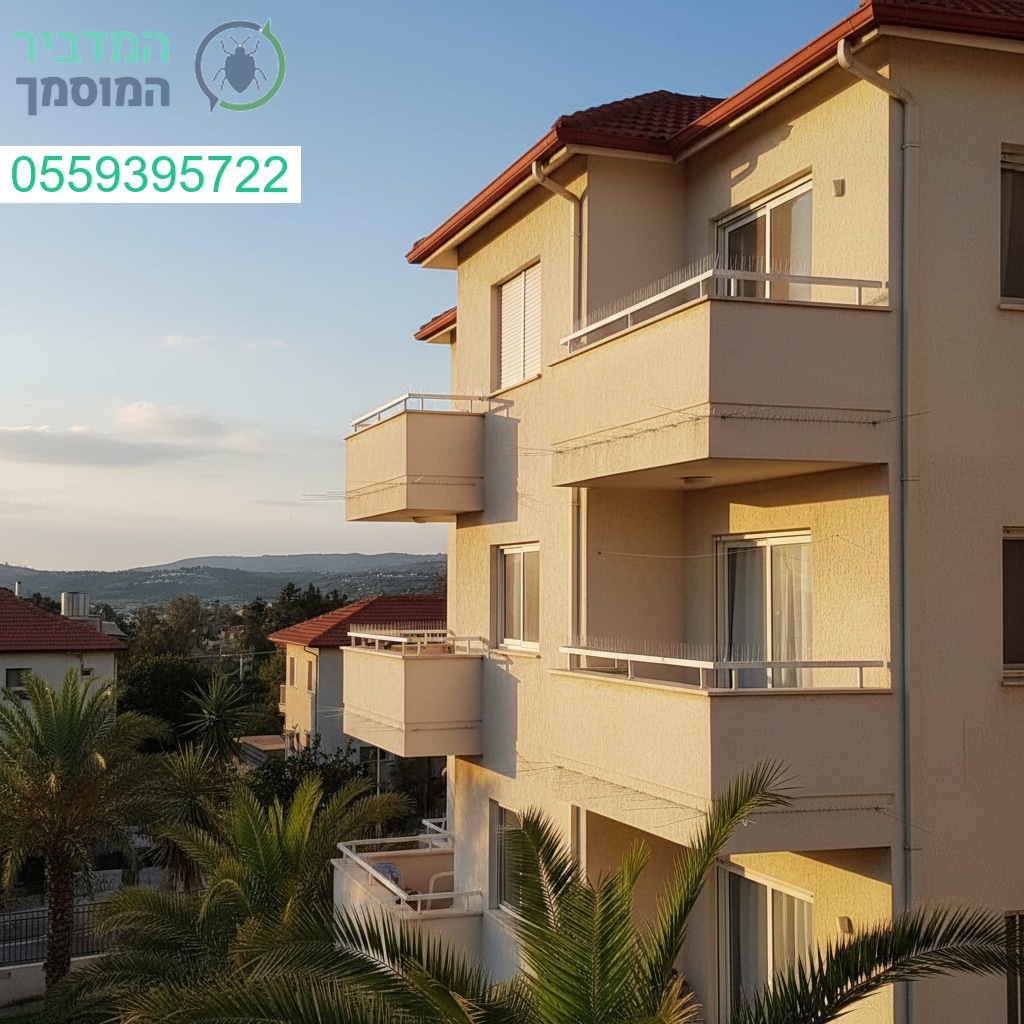 הרחקת יונים מקצועית בבנימינה להגנה מלאה על הבית ושמירה על סביבה נקייה ואסתטית