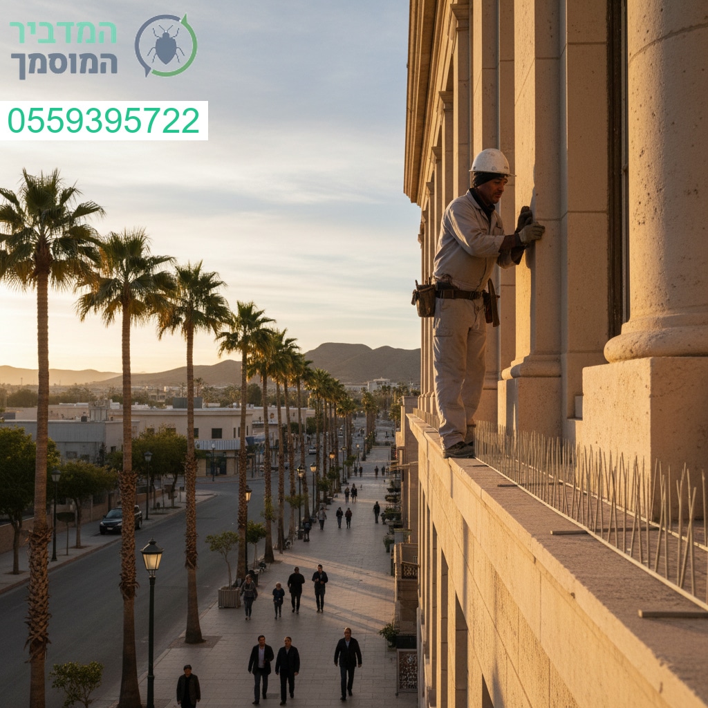 הרחקת יונים מקצועית בשדרות להתמודדות יעילה ובטוחה עם כל בעיה בגובה