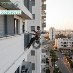 מרחיק יונים מקצועי ביבנה עם ציוד סנפלינג מתקדם לעבודה בגובה והשגת תוצאות נקיות ויעילות