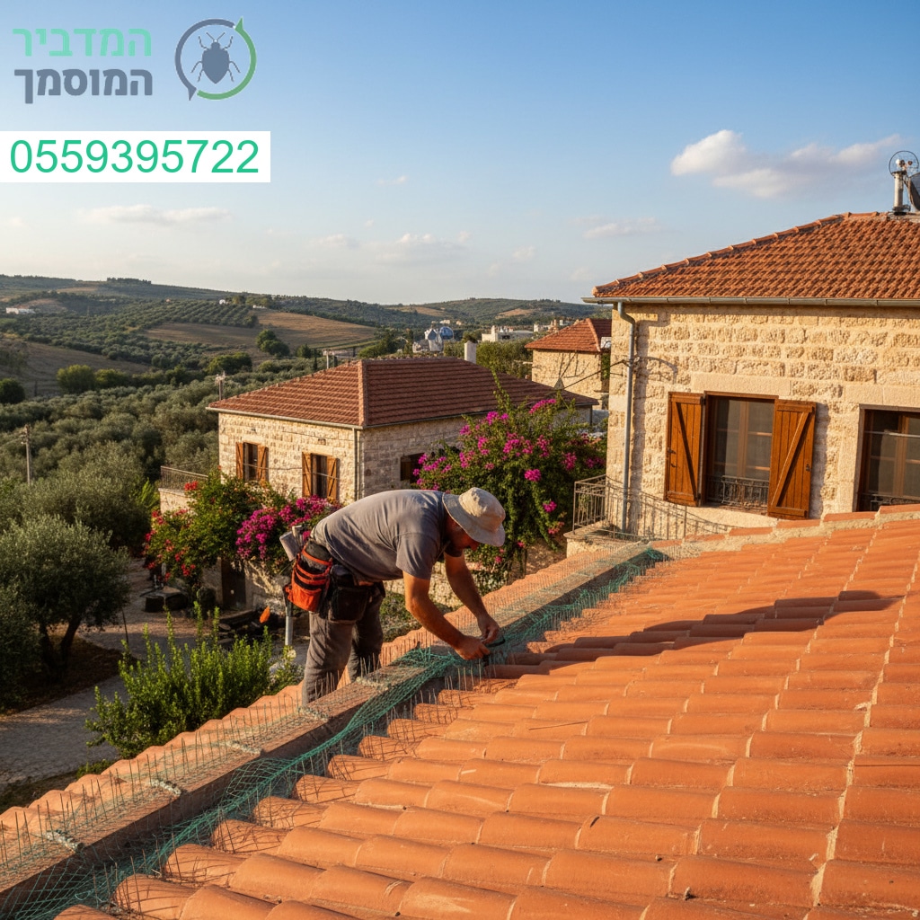 התקנת רשת מקצועית נגד יונים בכפר יונה עם דגש על בטיחות ואסתטיקה ברמה הגבוהה ביותר