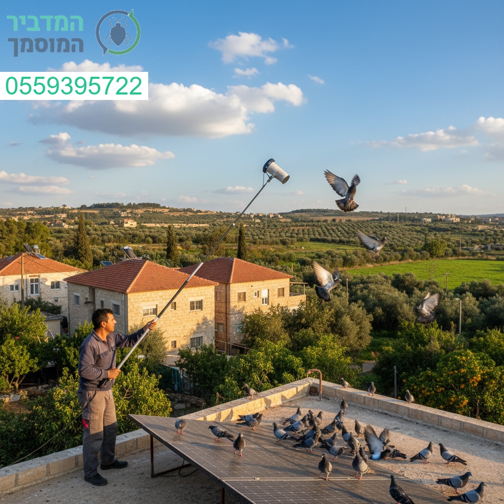 הרחקת יונים מקצועית בכפר יונה עם ציוד מתקדם ותוצאה מיידית