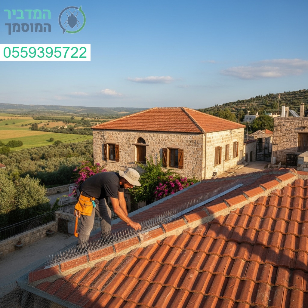 הרחקת יונים מקצועית בכפר יונה עם פתרונות יעילים ומראה אסתטי לאורך זמן