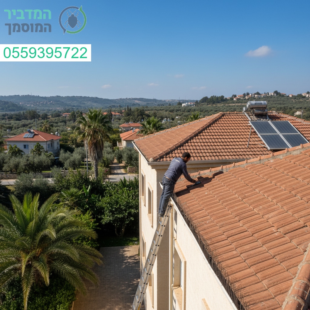 הרחקת יונים מקצועית ואמינה בתל מונד עם הקפדה על בטיחות ותוצאה מושלמת