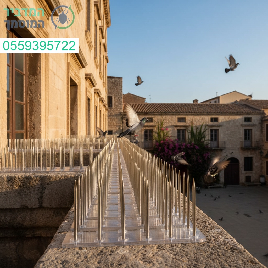 פתרון מתקדם ויעיל להרחיק יונים מבלי לפגוע בנראות המבנה