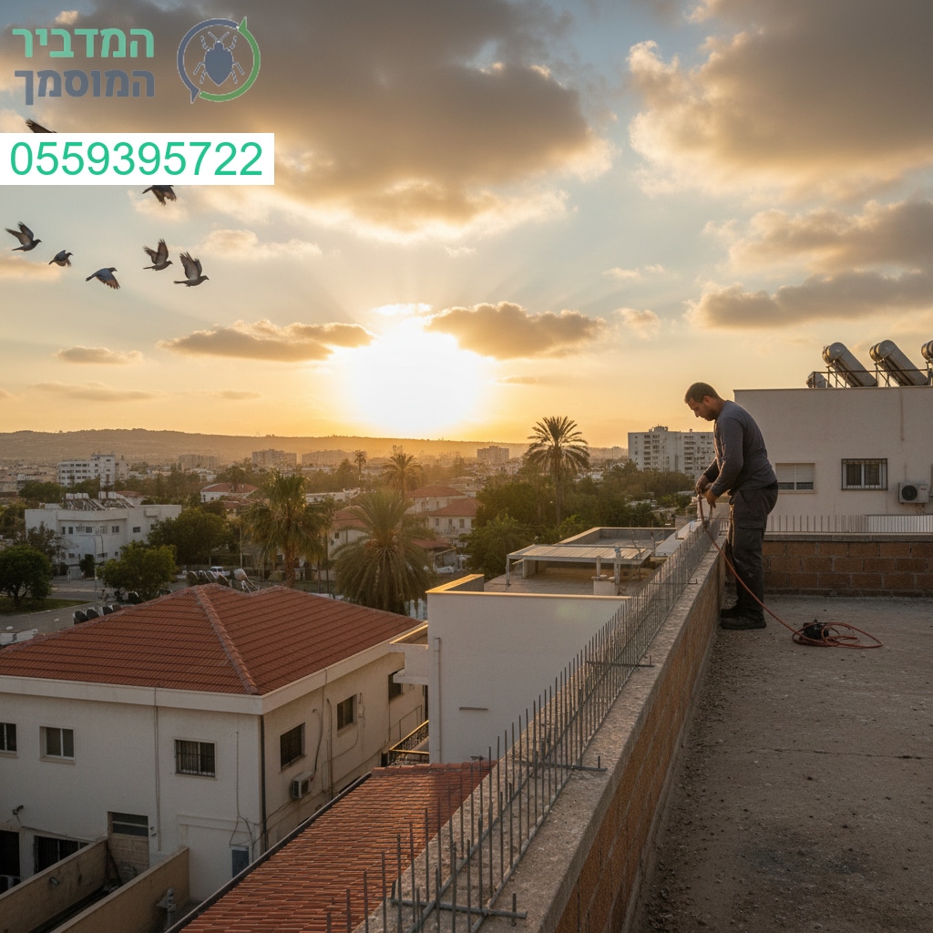 הרחקת יונים מקצועית בנס ציונה עם פתרונות יעילים ושירות ללא תחרות