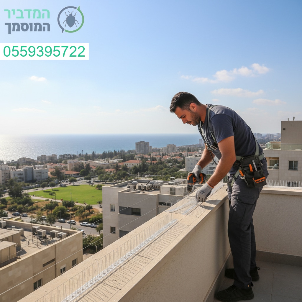 הרחקת יונים מקצועית בחדרה עם ציוד מתקדם ופתרונות יעילים לאורך זמן