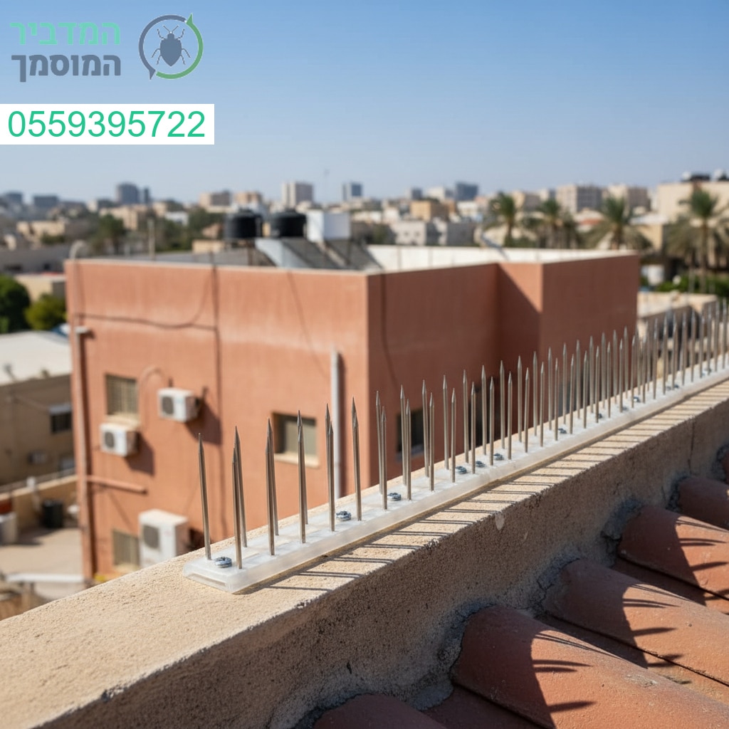 התקנה מדויקת של דוקרנים נגד יונים בבאר שבע להגנה יעילה ואסתטית לאורך זמן