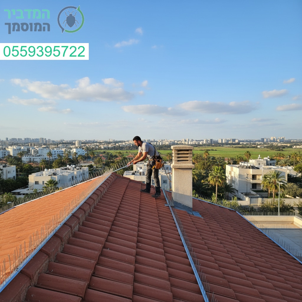 הרחקת יונים מקצועית על גגות בהוד השרון לביצוע יסודי עם תוצאה שמחזיקה לאורך זמן