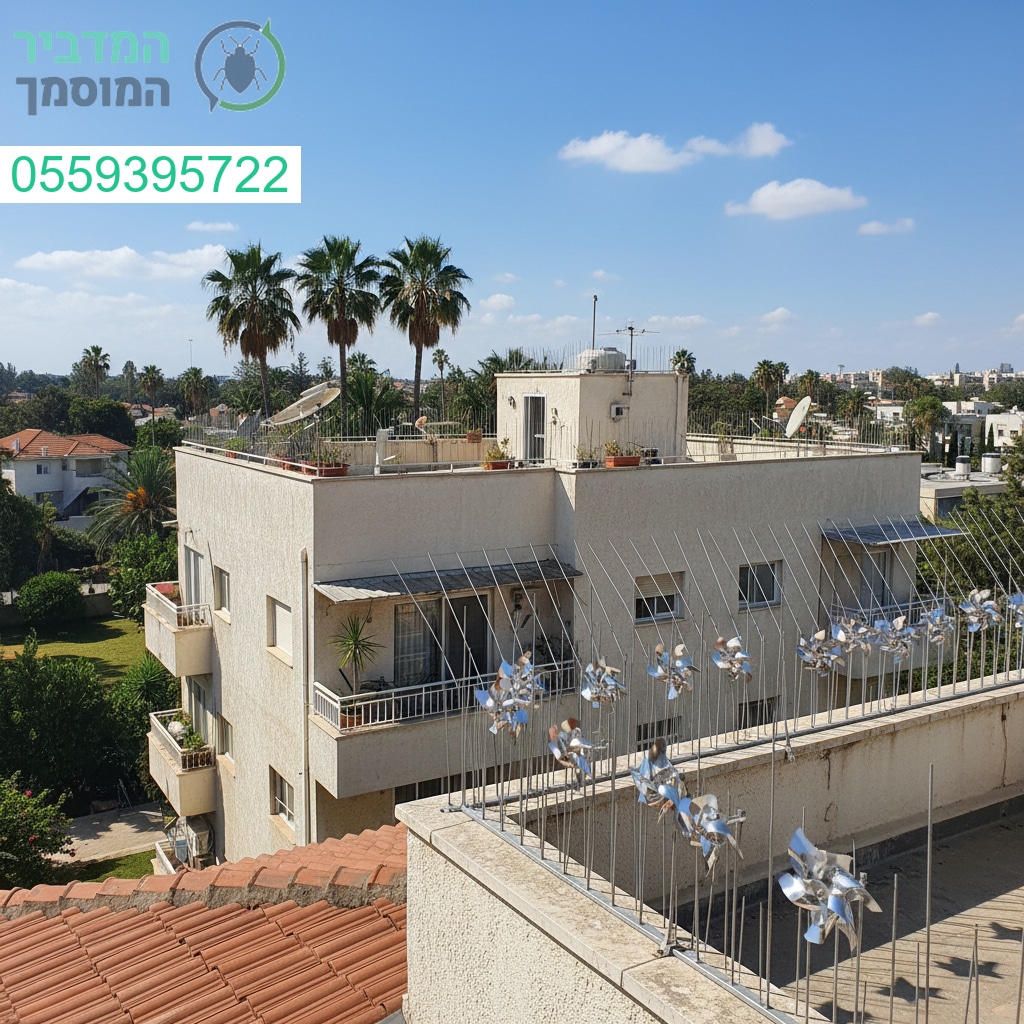 הרחקת יונים מקצועית ברעננה עם פתרונות יעילים ודיסקרטיים לשמירה על הסביבה נקייה ובריאה