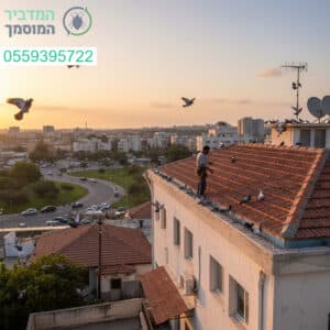 הרחקת יונים מקצועית באור יהודה עם צוות מומחה ותוצאה שמחזיקה לאורך זמן