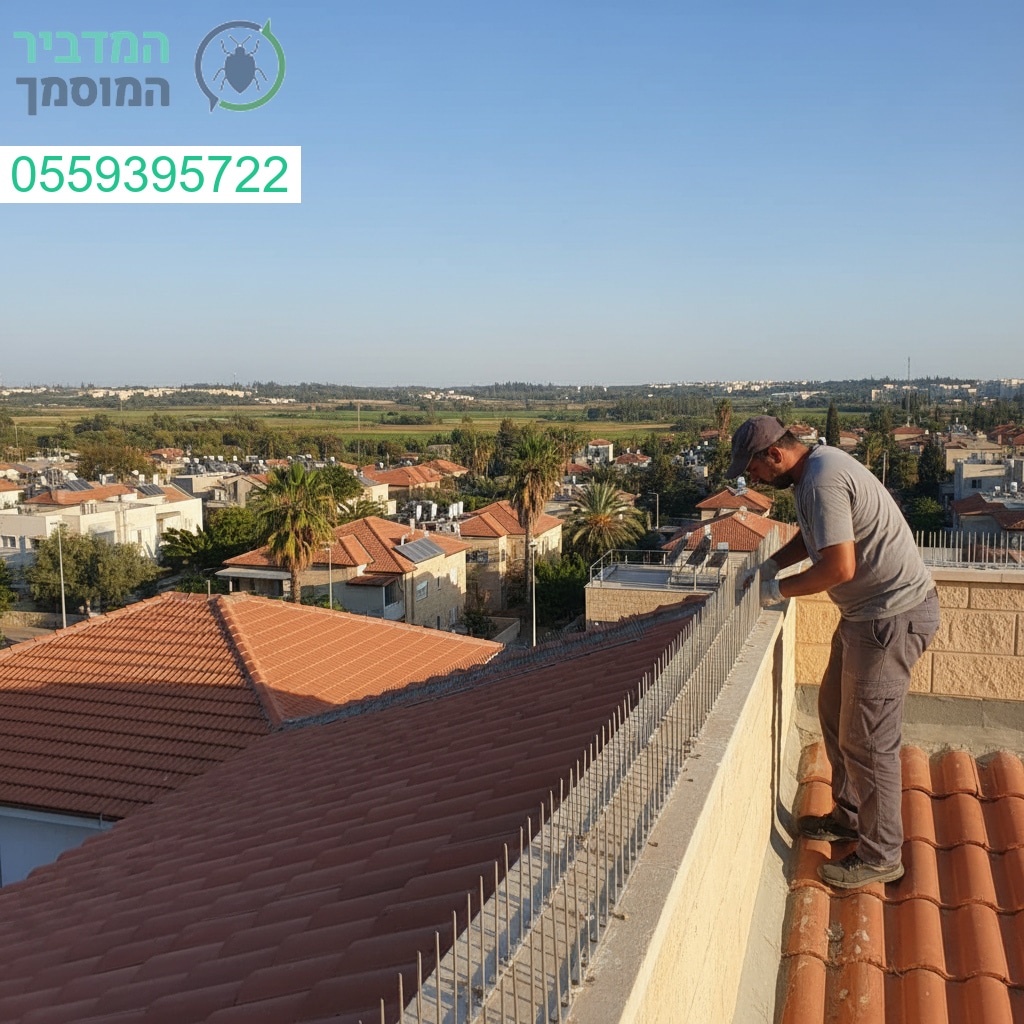 הרחקת יונים מקצועית בגדרה עם פתרונות יעילים ואסתטיים לשמירה על הניקיון והבריאות של הבית שלך