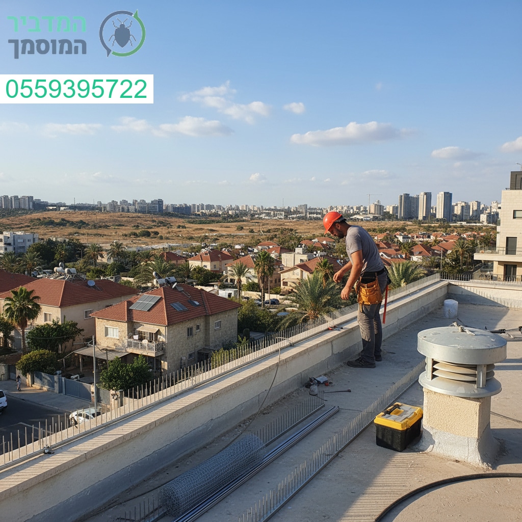 התקנה מקצועית של מערכות הרחקת יונים בבאר יעקב עם תוצאות מדויקות ועמידות לאורך זמן