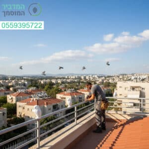 הרחקת יונים מקצועית בקריית אונו עם פתרונות מתקדמים ואחריות מלאה לעבודה