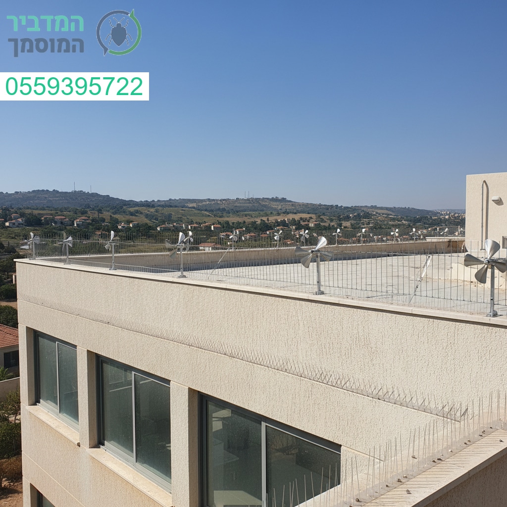 פתרון מתקדם להרחקת יונים בראש העין עם התקנה מקצועית ואסתטית שמבטיחה שקט לטווח ארוך