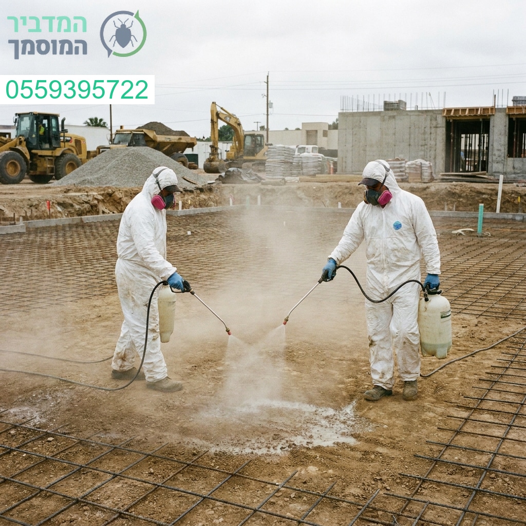 הגנה מקצועית ומוסמכת מפני טרמיטים כבר משלב היסודות להבטחת שקט נפשי וביטחון מלא למבנה שלכם