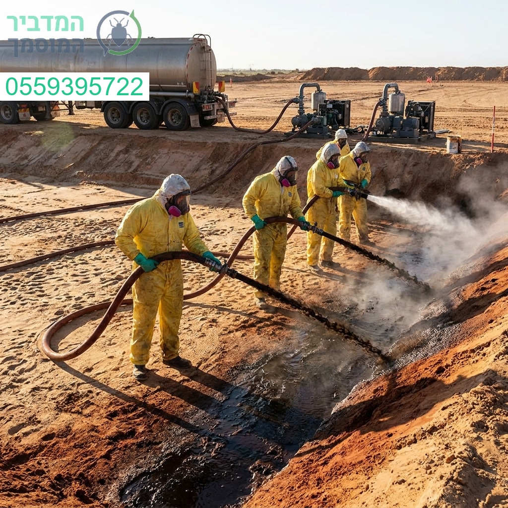 טיפול מונע ומקצועי בטרמיטים כבר בשלב התשתית להבטחת הגנה מקסימלית ושקט נפשי למבנה שלכם