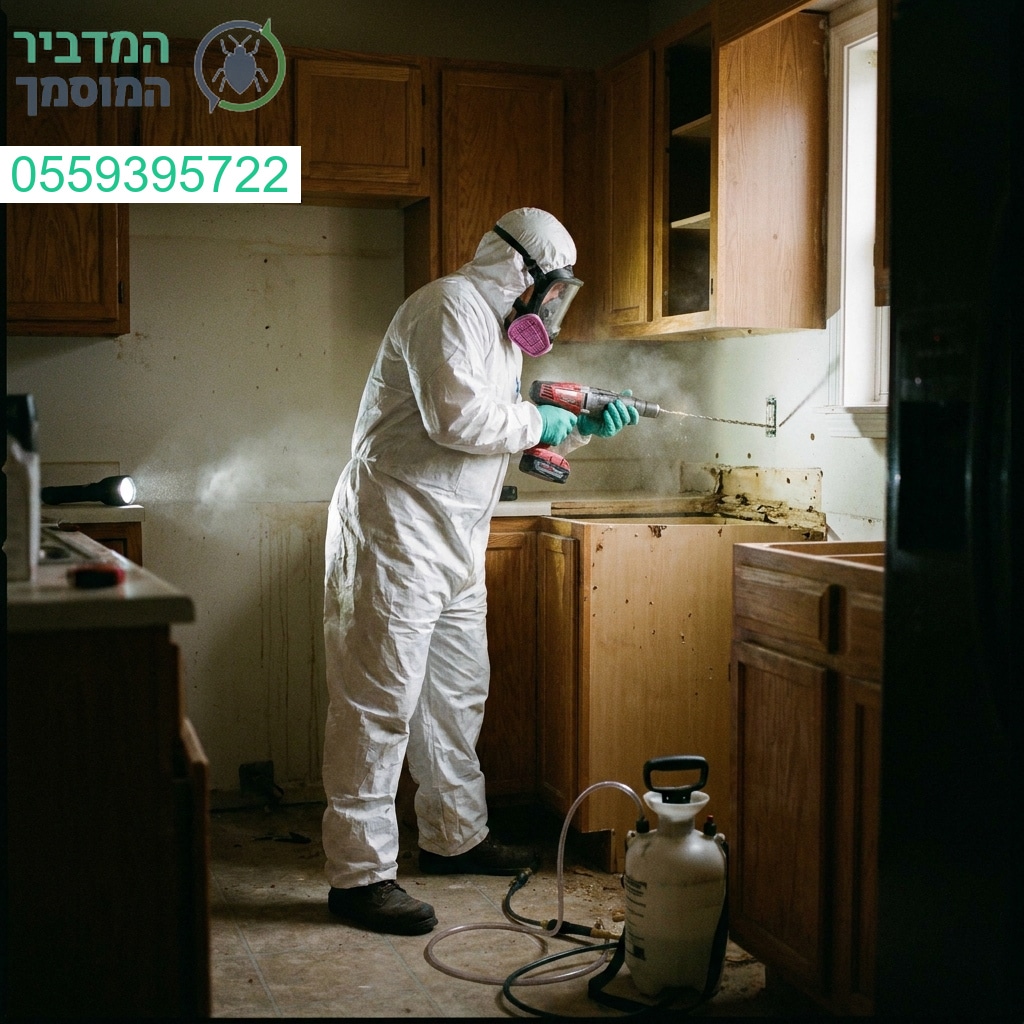 פתרון מקצועי ומדויק להדברת טרמיטים בקירות גבס ובארונות המטבח להגנה מוחלטת על הבית שלכם
