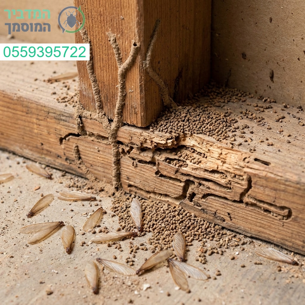 זיהוי וטיפול מקצועי בנזקי טרמיטים לפני שהם הופכים להרס בלתי הפיך